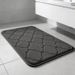 Black Memory Foam Non-Slip Bath Mat