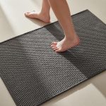 Dark Grey Quick-Dry Low-Pile Bath Mat
