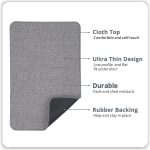 Grey Ultra-Thin Non-Slip Bath Mat - Image 2