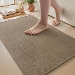 Khaki Ultra-Thin Non-Slip Bath Mat