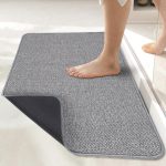 Grey Ultra-Thin Non-Slip Bath Mat