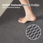Dark Grey Large Quick-Dry Bath Mat - Image 2